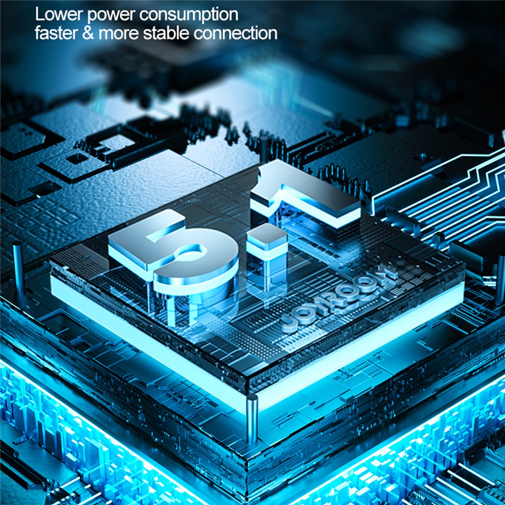 JOYROOM JR-T03S Air Wireless Headset Bilateral Bluetooth-compatible Headphones Noise Reduction TWS Earbuds with Light Sensor Detection