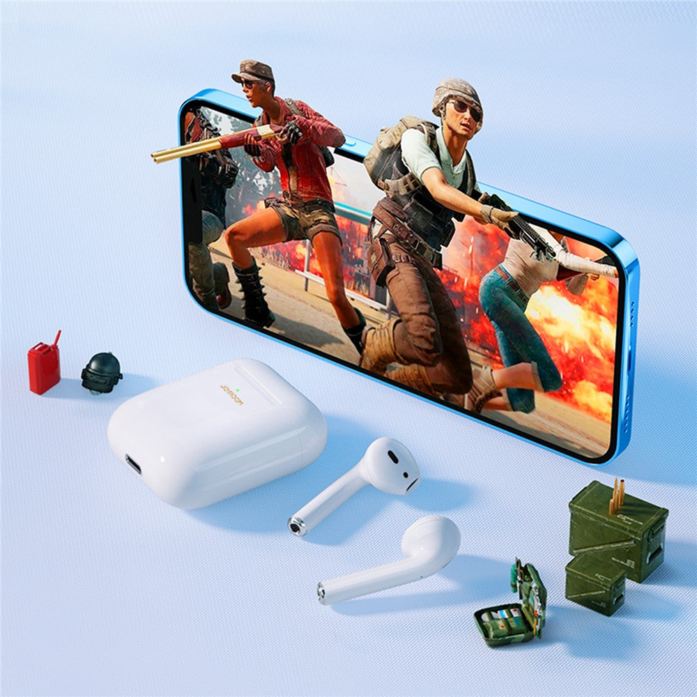 JOYROOM JR-T03S Air Wireless Headset Bilateral Bluetooth-compatible Headphones Noise Reduction TWS Earbuds with Light Sensor Detection