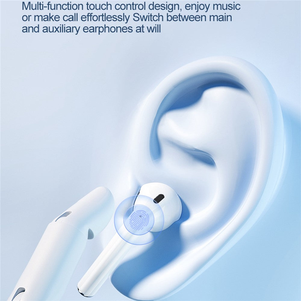 JOYROOM JR-T03S Air Wireless Headset Bilateral Bluetooth-compatible Headphones Noise Reduction TWS Earbuds with Light Sensor Detection