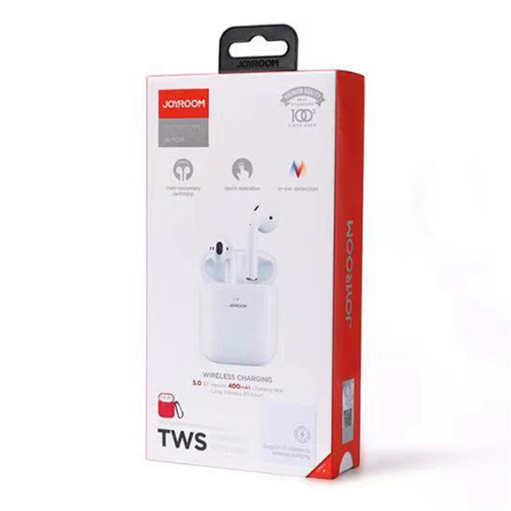 JOYROOM JR-T03S Air Wireless Headset Bilateral Bluetooth-compatible Headphones Noise Reduction TWS Earbuds with Light Sensor Detection