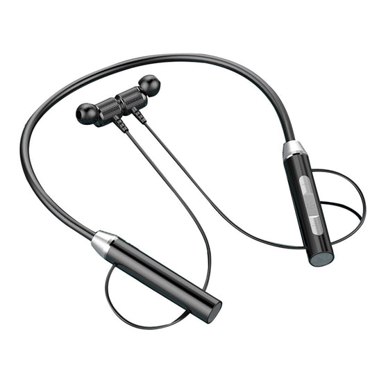 Wireless Neck Hanging Earphones Magnetic Sports Bluetooth-compatible Neckband Headphones