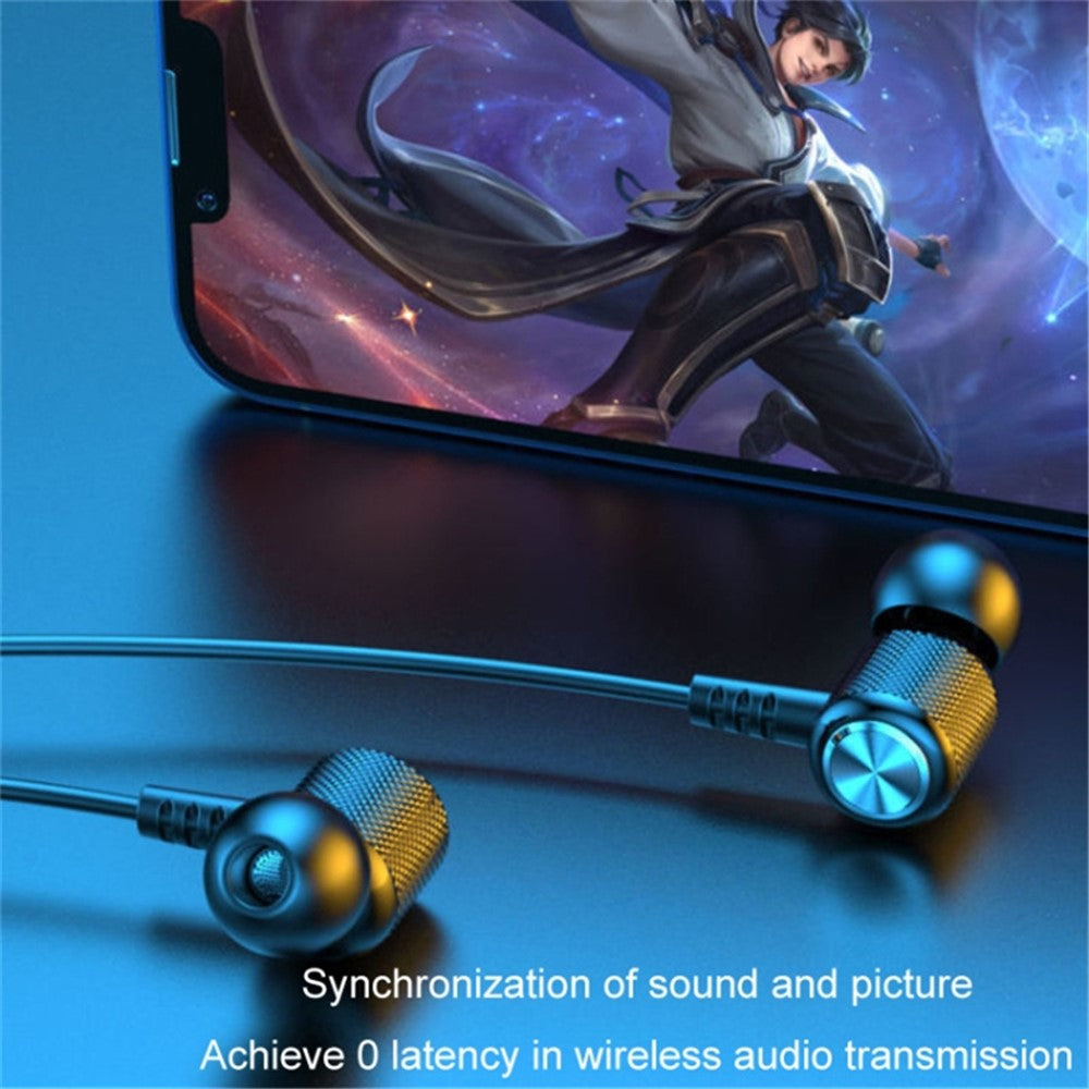 Wireless Neck Hanging Earphones Magnetic Sports Bluetooth-compatible Neckband Headphones