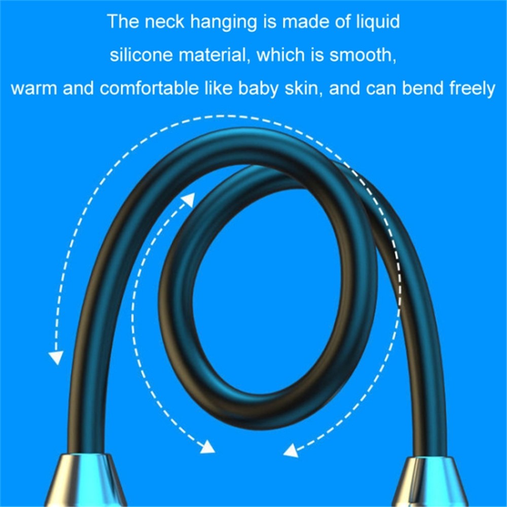 Wireless Neck Hanging Earphones Magnetic Sports Bluetooth-compatible Neckband Headphones