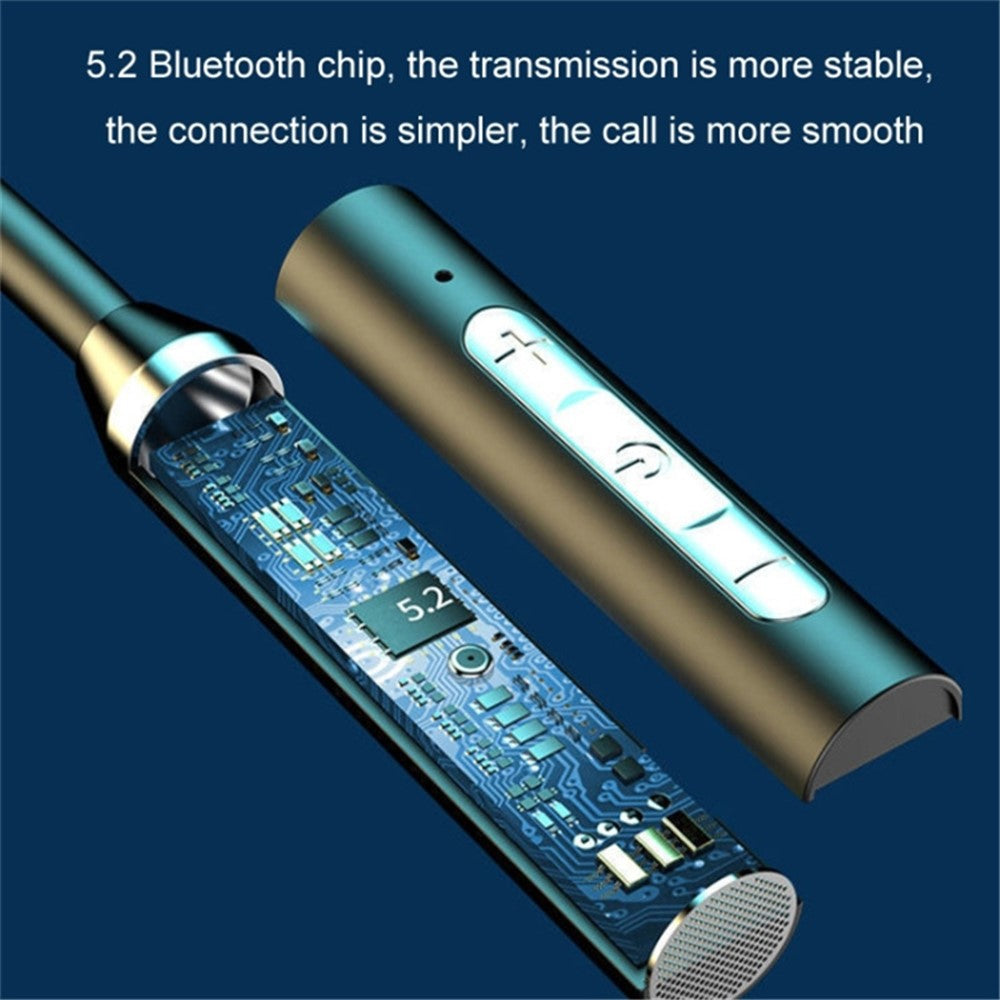 Wireless Neck Hanging Earphones Magnetic Sports Bluetooth-compatible Neckband Headphones