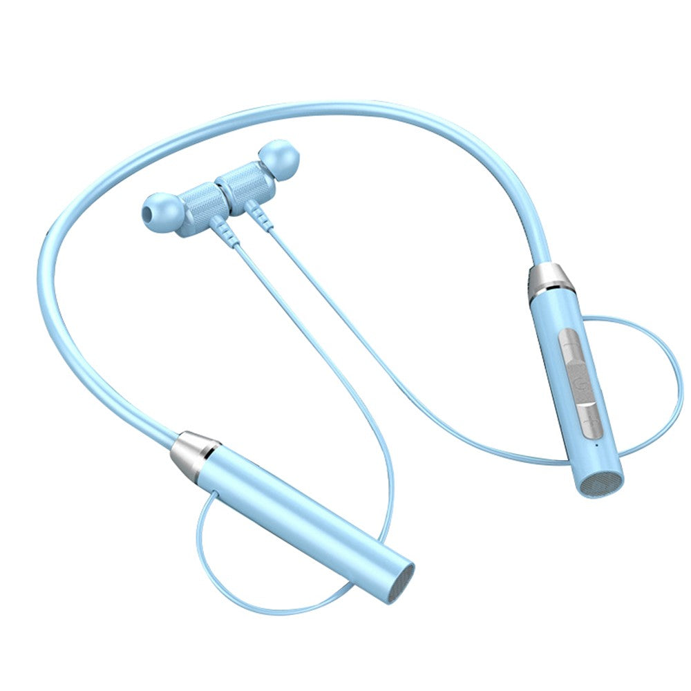 Wireless Neck Hanging Earphones Magnetic Sports Bluetooth-compatible Neckband Headphones
