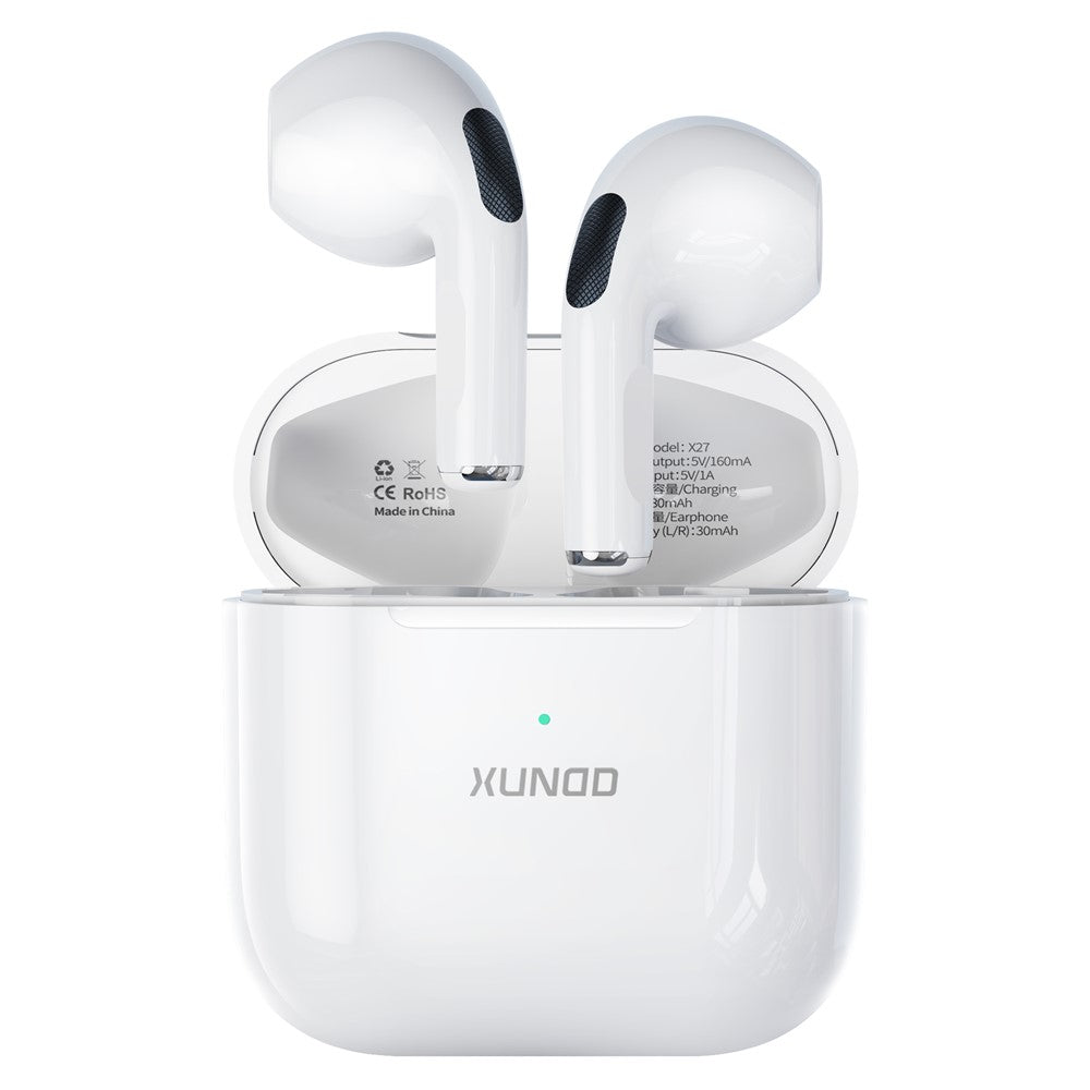 XUNDD X27 Wireless Earbuds TWS Half in-Ear Headsets Bluetooth-compatible 5.1 Headphones 40H Playtime