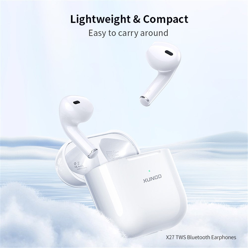 XUNDD X27 Wireless Earbuds TWS Half in-Ear Headsets Bluetooth-compatible 5.1 Headphones 40H Playtime