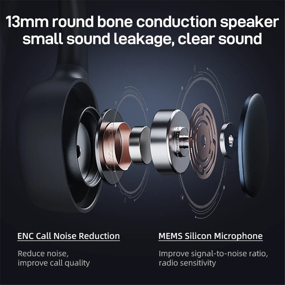 DACOM E80 Bone Conduction Headphone Wireless Bluetooth-compatible 5.3 Earphone