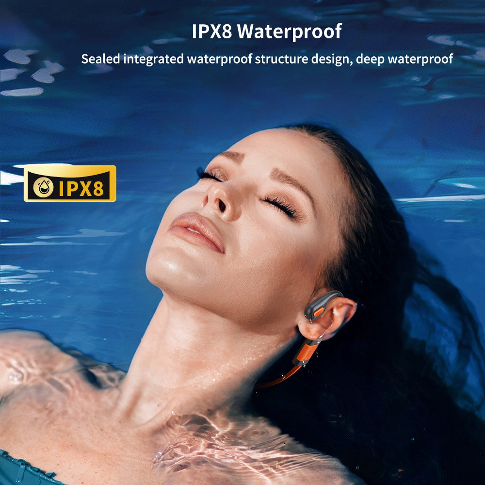 XUNDD B003 Bone Conduction Bluetooth-compatible Headset for Swimming IPX8 Waterproof Headphones
