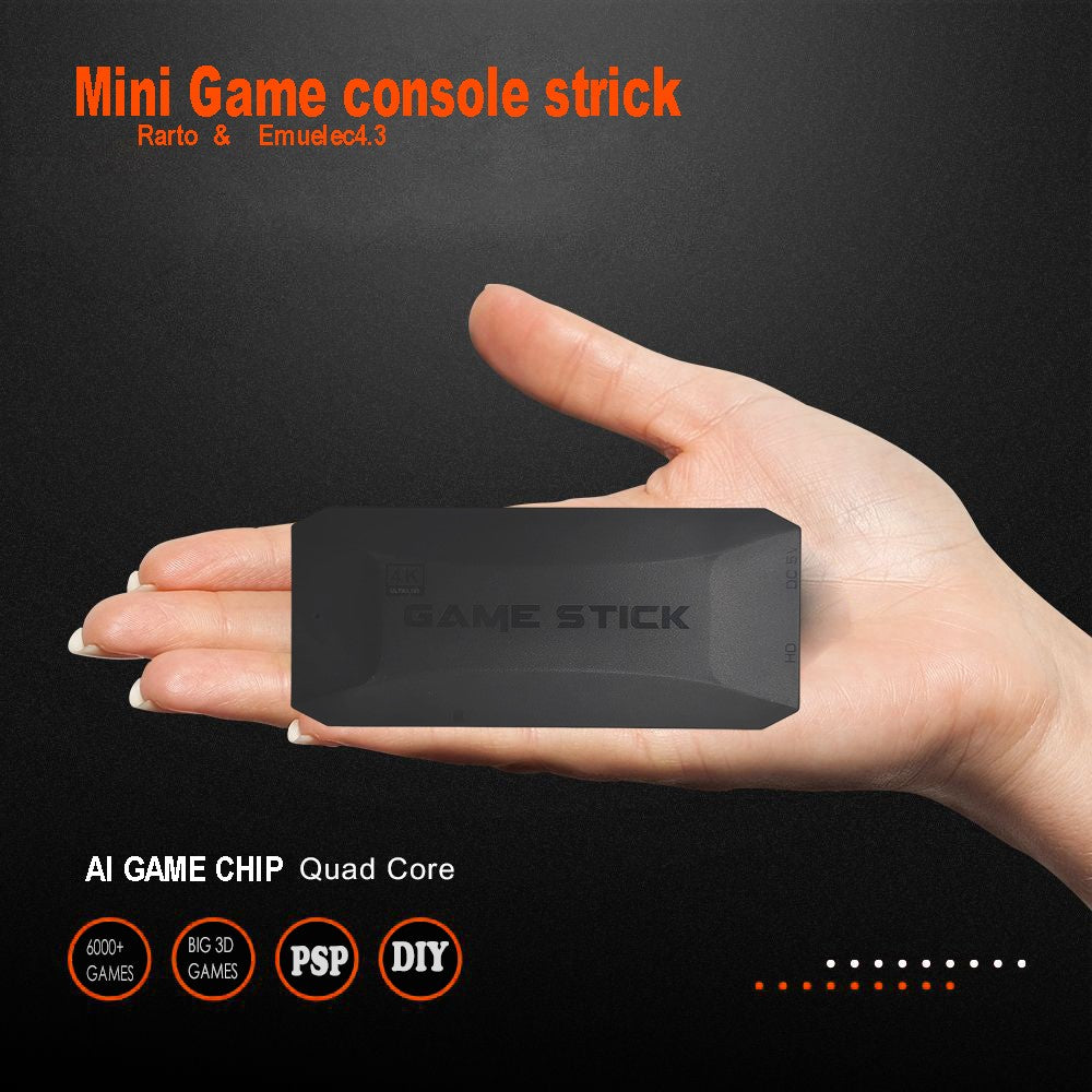 Retro Game Stick – 64GB | 20,000 Games | HD TV Output | Double Player Wireless Controllers