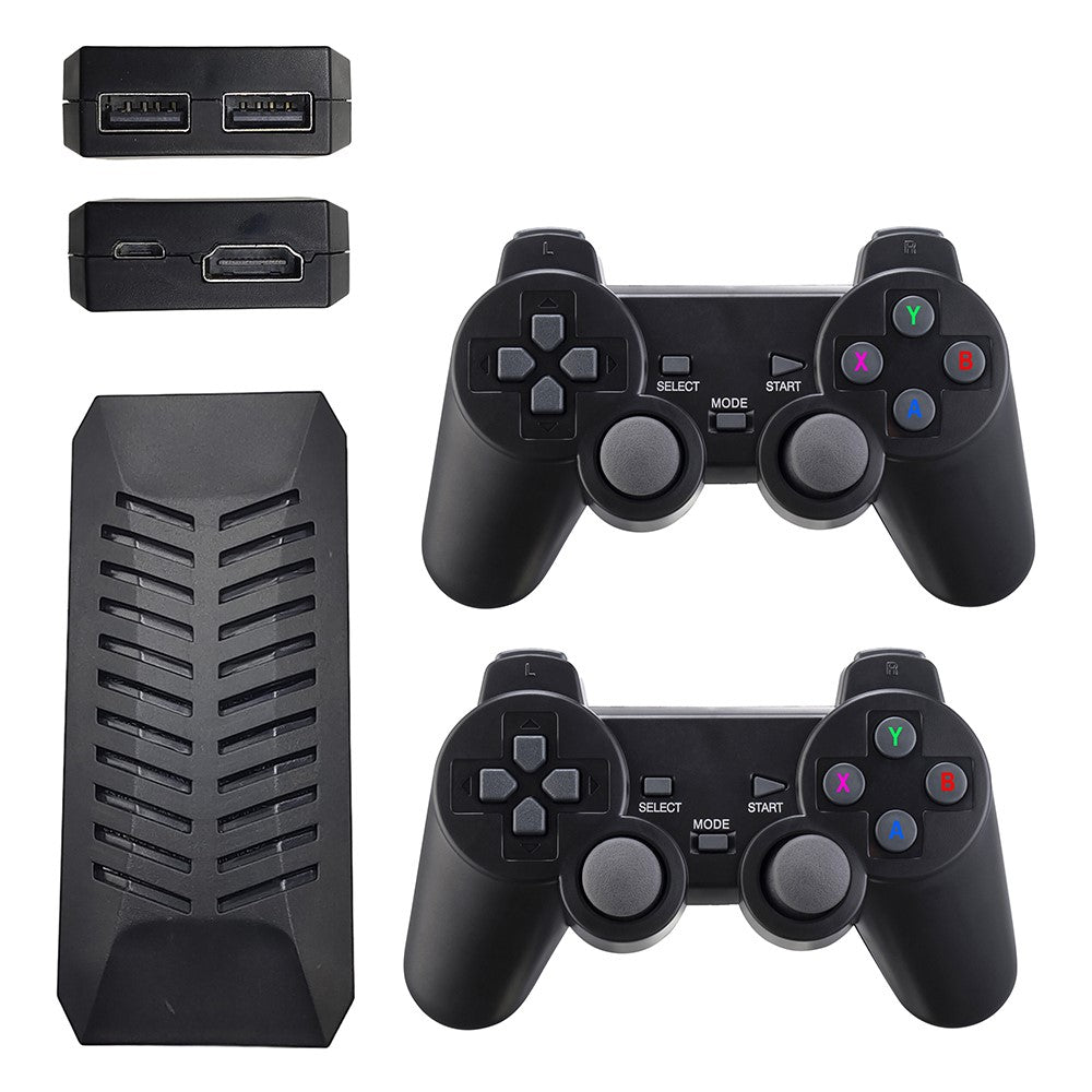 Retro Game Stick – 64GB | 20,000 Games | HD TV Output | Double Player Wireless Controllers