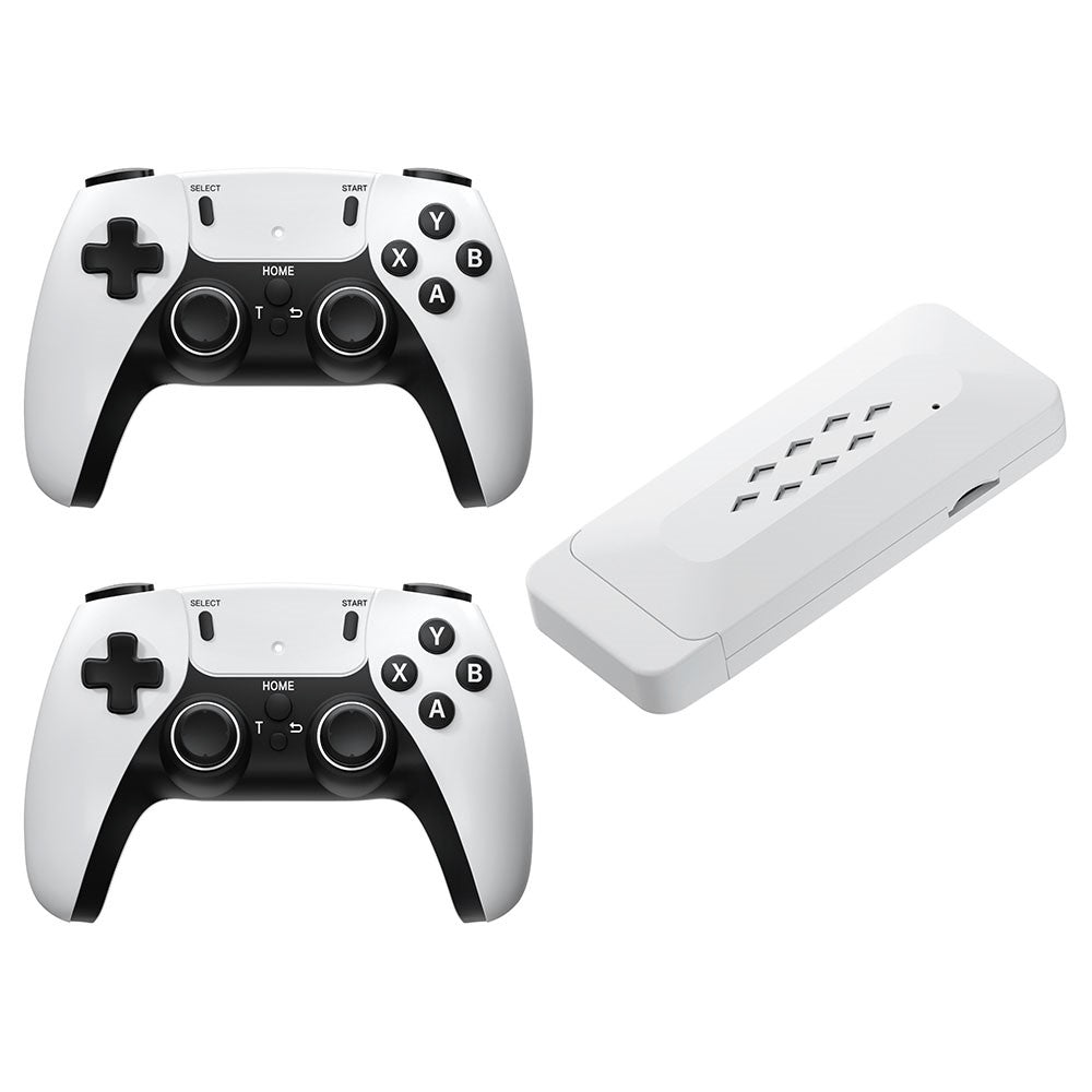 Game Stick 4K, Dual 2.4G Wireless Game Controllers with 64G 30000+ Games for TV