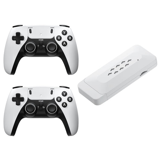 Game Stick 4K, Dual 2.4G Wireless Game Controllers with 64G 30000+ Games for TV