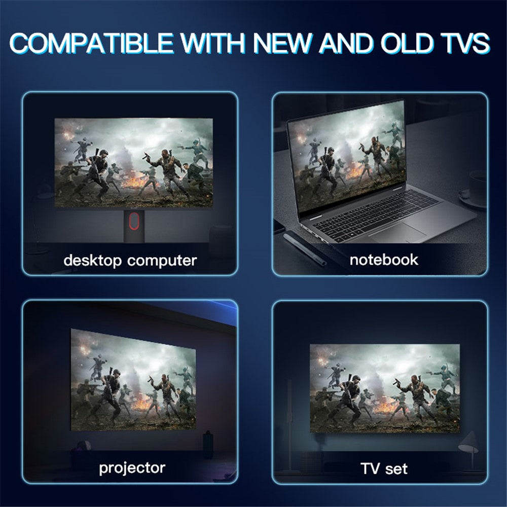 Game Stick 4K, Dual 2.4G Wireless Game Controllers with 64G 30000+ Games for TV