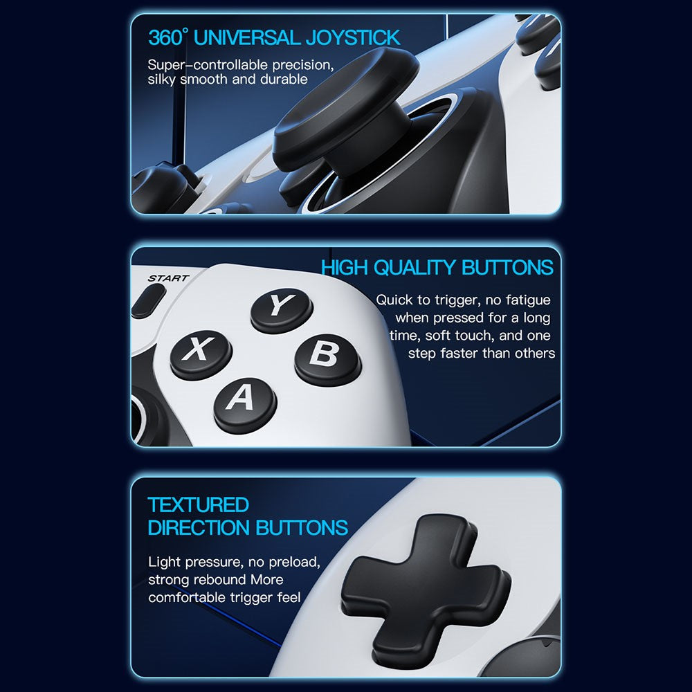 Game Stick 4K, Dual 2.4G Wireless Game Controllers with 64G 30000+ Games for TV