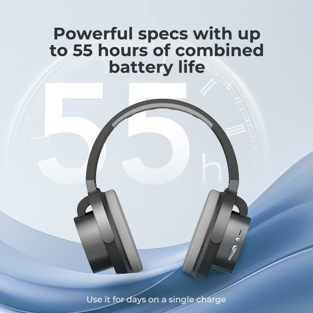 HTC HP07 Bluetooth-Compatible Headphone Low Latency Stereo Phones Computers Gaming Music Headset