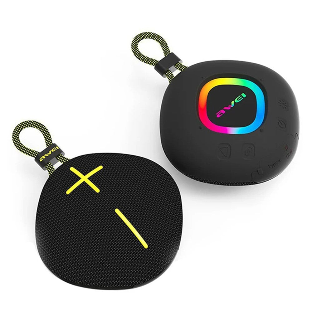 AWEI KA6 TWS Bluetooth-compatible Speaker RGB Light IPX6 Waterproof Portable Subwoofer