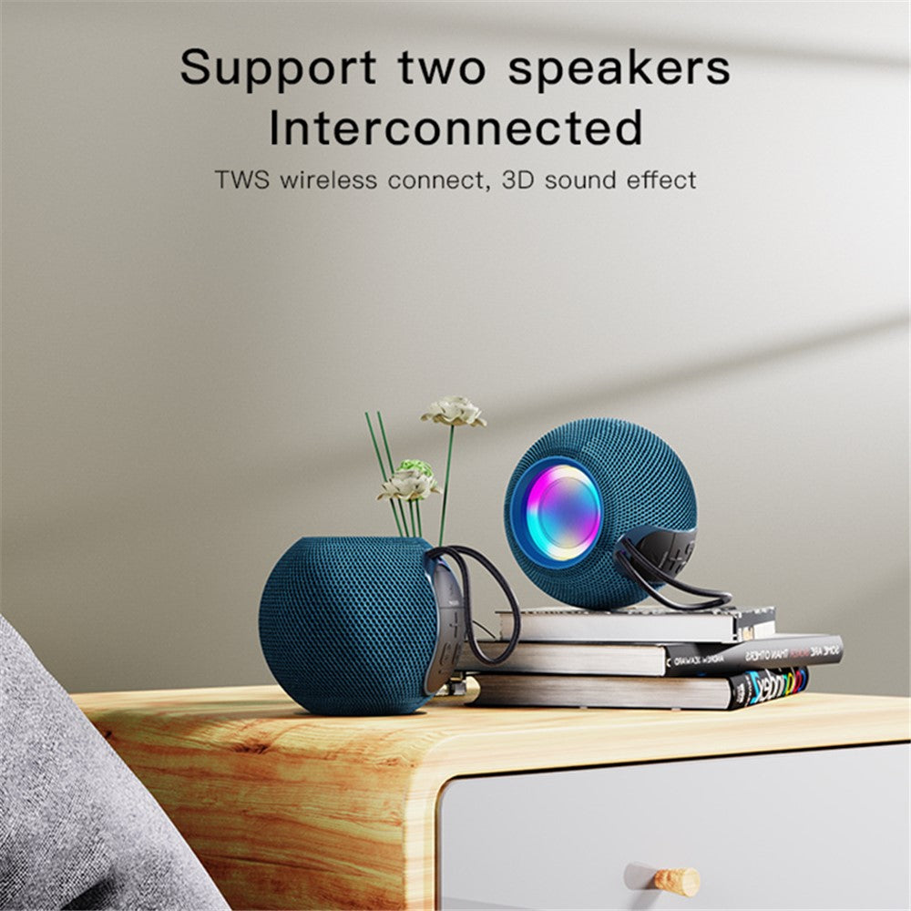 YESIDO YSW13 Wireless Audio Subwoofer Speaker Outdoor Home Bluetooth-compatible Speaker 3 Light Modes