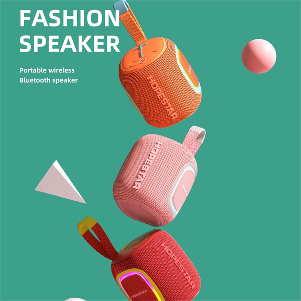 HOPESTAR P66 5W Outdoor Wireless Bluetooth-compatible Speaker Portable Subwoofer with Carrying Rope