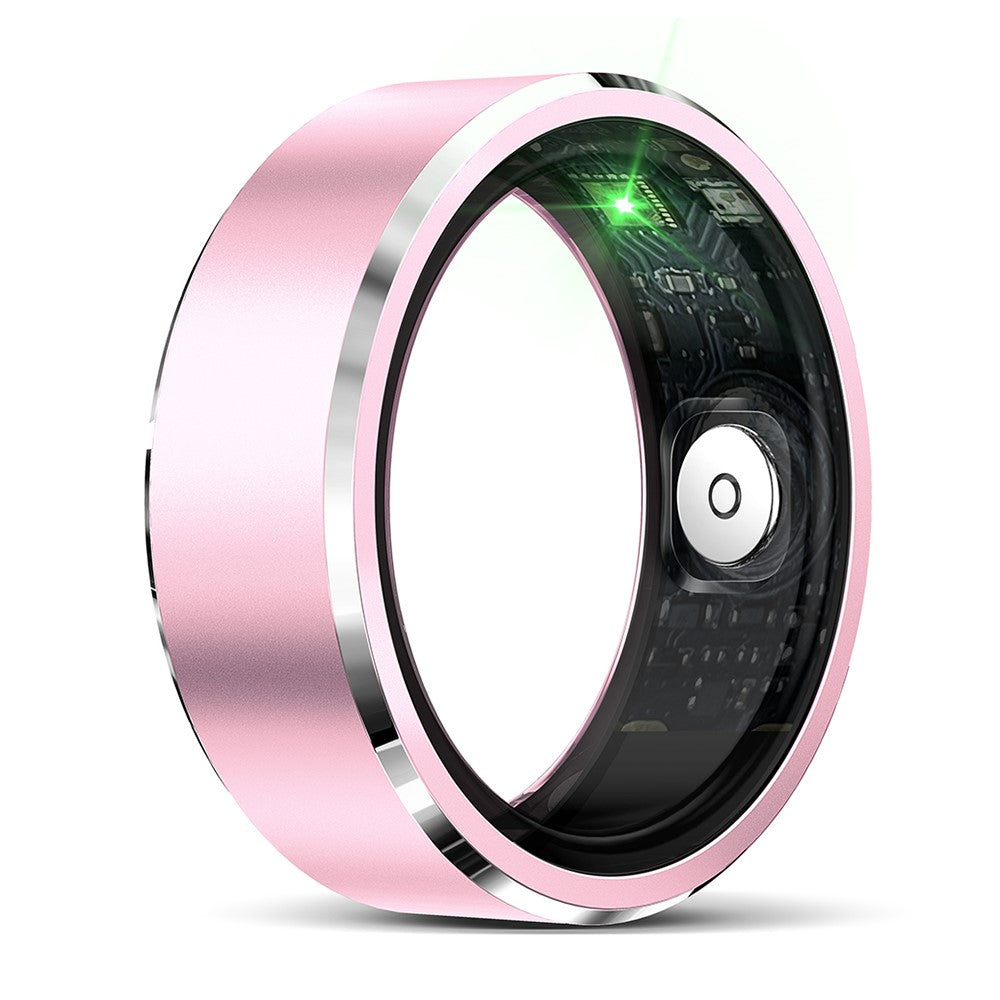 R5 Heart Rate Blood Oxygen Sleep Monitoring Ring Multifunctional Aluminum Alloy Smart Ring with Charging Case