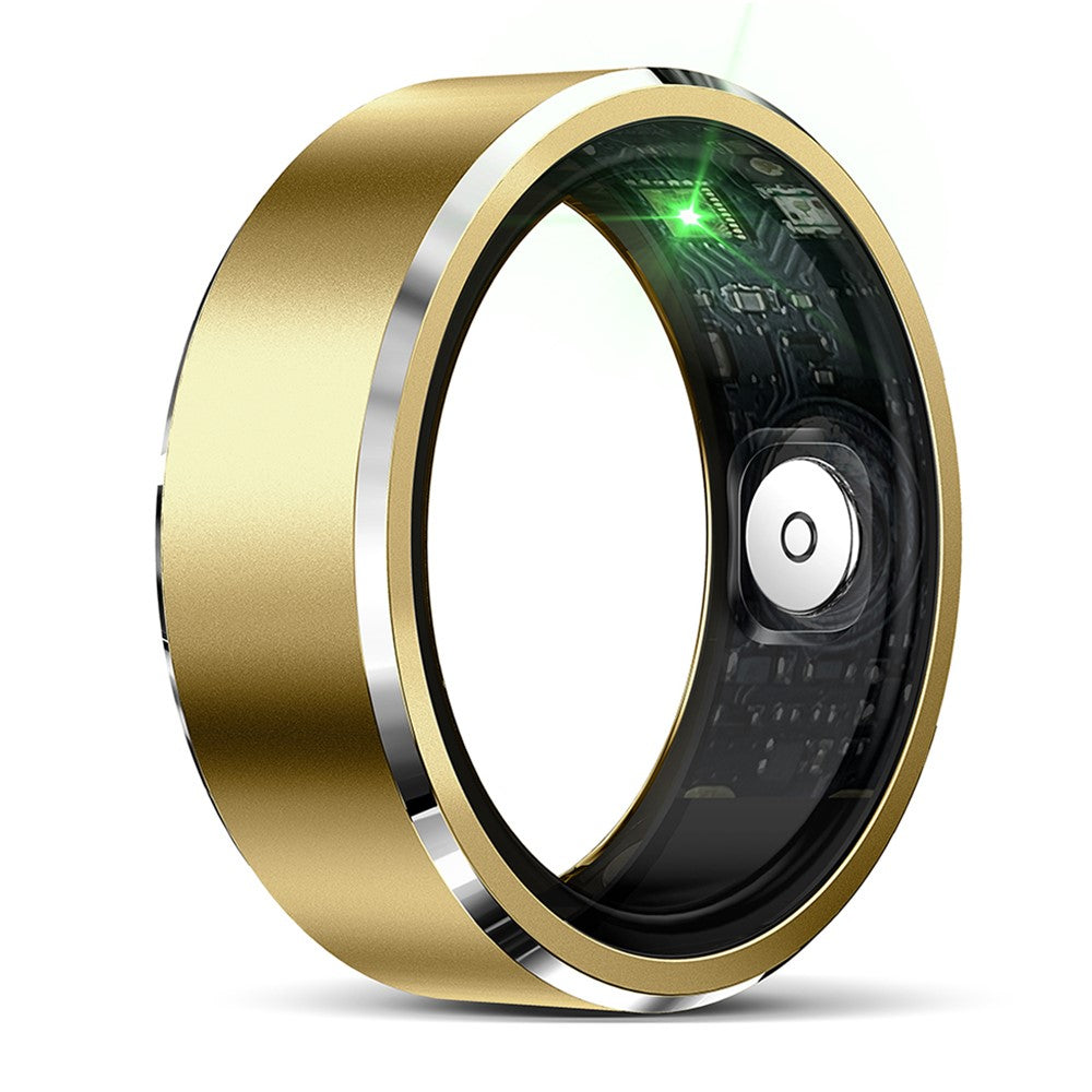 R5 Heart Rate Blood Oxygen Sleep Monitoring Ring Multifunctional Aluminum Alloy Smart Ring with Charging Case
