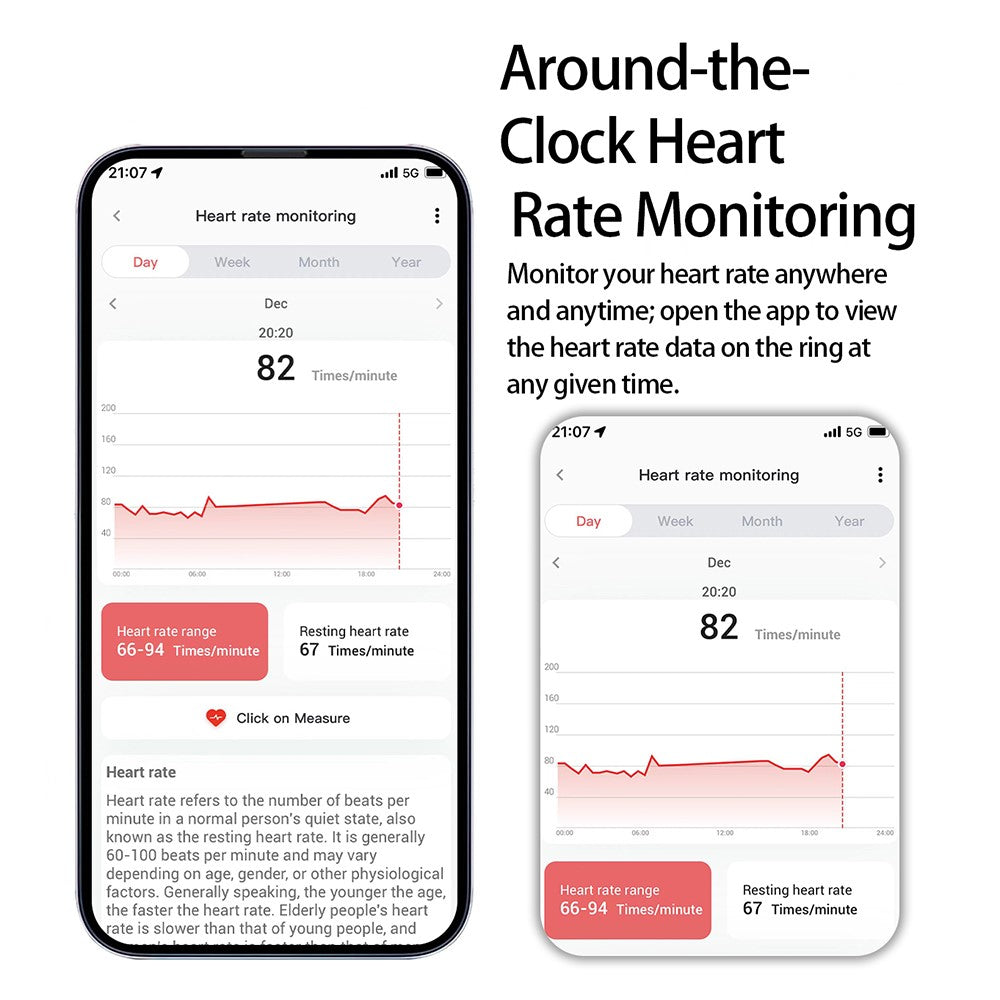 R5 Heart Rate Blood Oxygen Sleep Monitoring Ring Multifunctional Aluminum Alloy Smart Ring with Charging Case