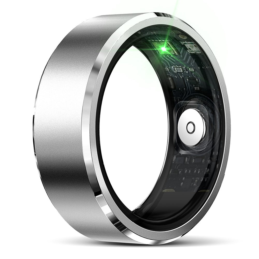 R5 Heart Rate Blood Oxygen Sleep Monitoring Ring Multifunctional Aluminum Alloy Smart Ring with Charging Case