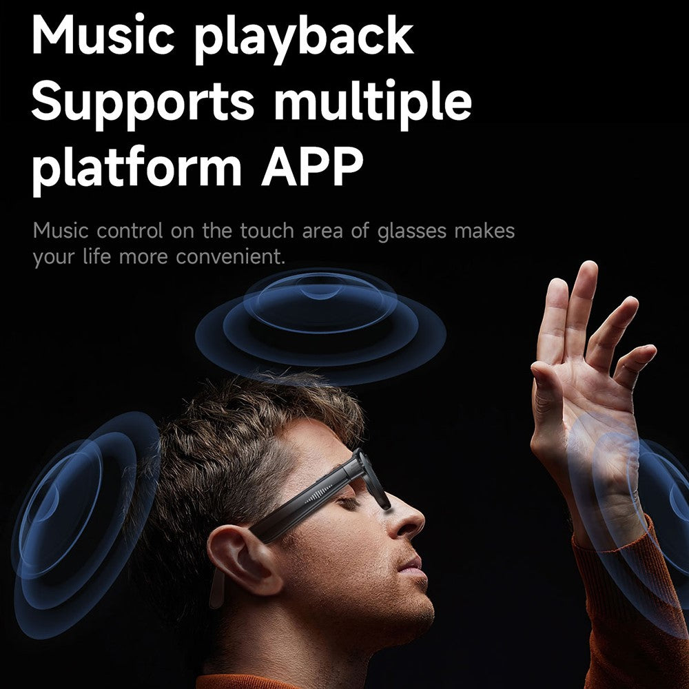 L801 AI Smart Glasses 8MP Camera Video Recording Music Playback Voice Call Translation Eyeglasses