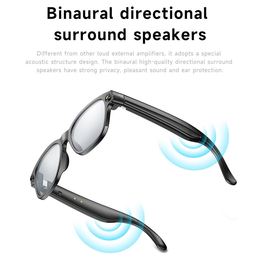 L801 AI Smart Glasses 8MP Camera Video Recording Music Playback Voice Call Translation Eyeglasses