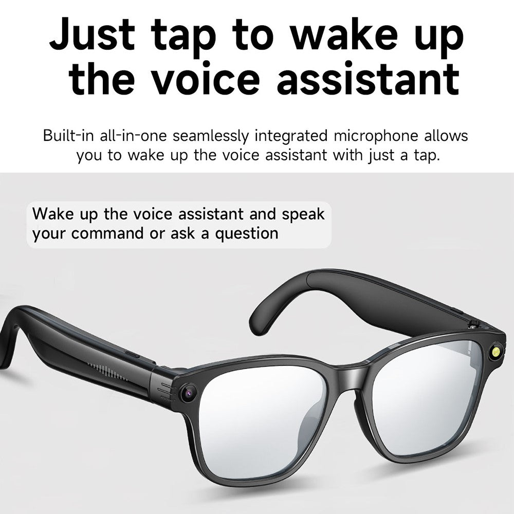 L801 AI Smart Glasses 8MP Camera Video Recording Music Playback Voice Call Translation Eyeglasses