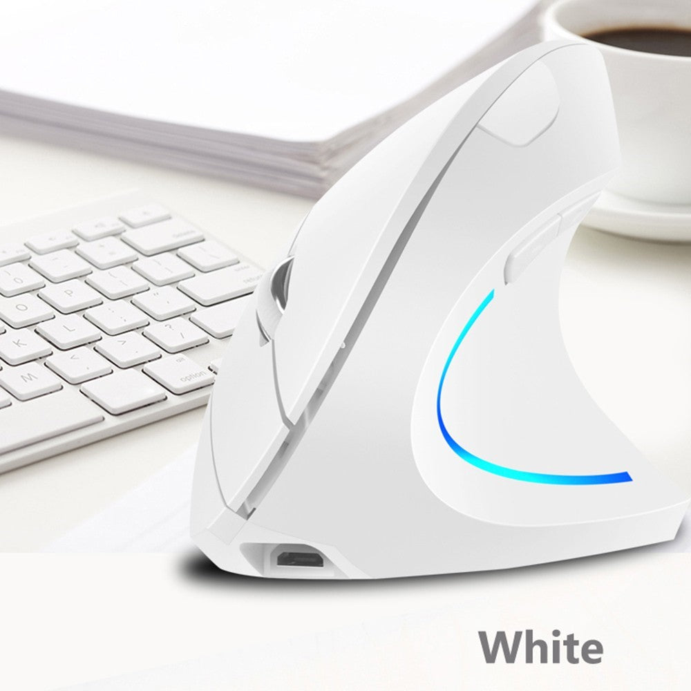 2.4G Wireless Vertical Mouse Rechargeable Mouse with 3 Adjustable DPI Levels and Auto Sleep