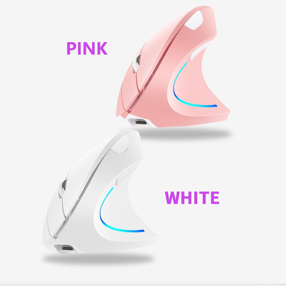 2.4G Wireless Vertical Mouse Rechargeable Mouse with 3 Adjustable DPI Levels and Auto Sleep