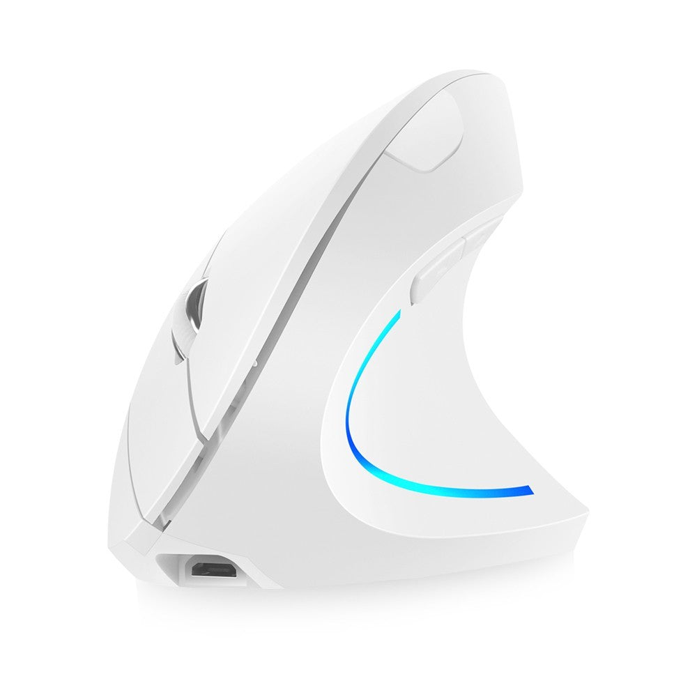 2.4G Wireless Vertical Mouse Rechargeable Mouse with 3 Adjustable DPI Levels and Auto Sleep